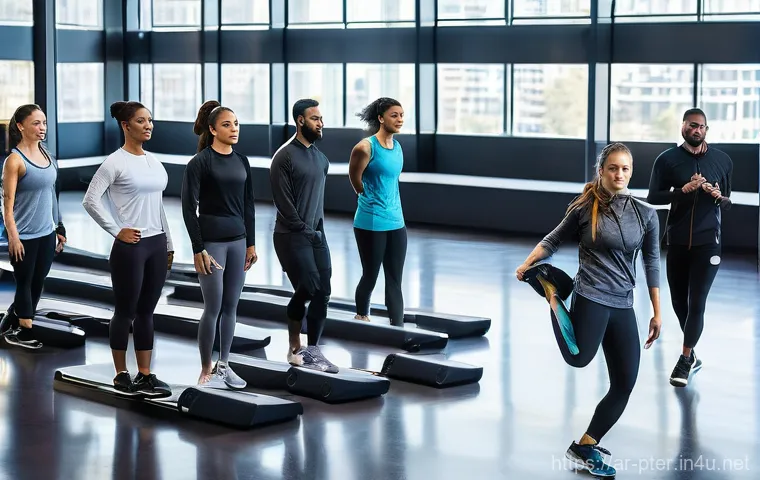 퍼스널트레이너 국제 워크숍 참여 방법 - **Prompt: Global Fitness Innovation Workshop**
    A vibrant, dynamic, and professionally-lit image ...