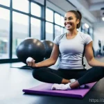 퍼스널트레이너 직업의 고충과 해결책 - **Prompt:** A diverse group of people, including a mature woman, a young man, and a young woman, are...